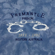 Load image into Gallery viewer, Vintage 90&#39;s FREMANTLE PRISON &quot;Western Australia&quot; Embroidered Souvenir Tie Dye T-Shirt
