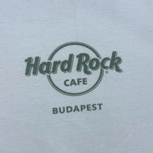 Load image into Gallery viewer, Hard Rock Cafe "Budapest" Souvenir Spellout Graphic White Cotton T-Shirt
