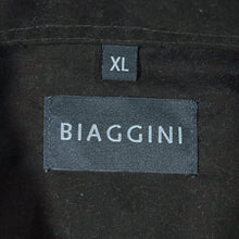 Load image into Gallery viewer, Early 00's Biaggini Goth Y2K Tribal Flame Dark Brown Long Sleeve Polyester Shirt
