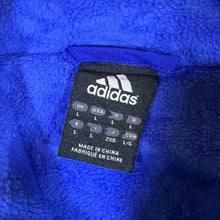 Load image into Gallery viewer, ADIDAS PREDATOR Embroidered Logo Fleece Lined Blue Hooded Jacket
