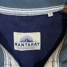 Load image into Gallery viewer, MANTARAY Colour Block Navy Blue Black 1/4 Zip Pullover Sweatshirt
