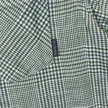 Load image into Gallery viewer, Columbia Sportswear Green White Check Short Sleeve Cotton Shirt
