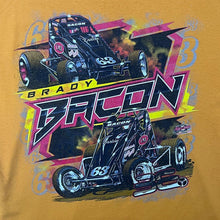 Load image into Gallery viewer, Brady Bacon USAC Sprint Car Series Motorsports Racing Graphic Orange T-Shirt
