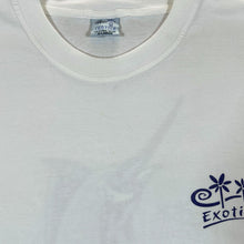 Load image into Gallery viewer, Early 00&#39;s EXOTICA &quot;Blue Marlin Mauritius&quot; Souvenir Graphic White Short Sleeve T-Shirt
