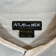 Load image into Gallery viewer, Atlas For Men Cream Cowboy Western Popper Long Sleeve Shirt
