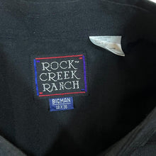 Load image into Gallery viewer, Vintage Rock Creek Ranch Cowboy Western Pearl Snap Popper Long Sleeve Shirt

