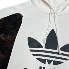 Load image into Gallery viewer, ADIDAS Classic Colour Block Big Logo Spellout Graphic Tie Dye Pullover Hoodie
