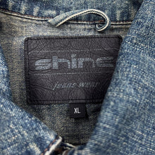 Load image into Gallery viewer, Vintage SHINE JEANS WEAR Classic Blue Denim Trucker Jacket
