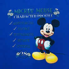 Load image into Gallery viewer, Delta DISNEY “Florida” Mickey Mouse Character Profile Souvenir Spellout Graphic T-Shirt
