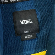 Load image into Gallery viewer, VANS Colour Block Embroidered Logo Spellout Skater Pullover Hoodie
