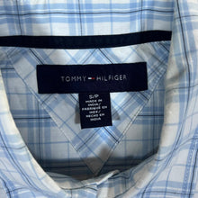 Load image into Gallery viewer, TOMMY HILFIGER Mini Pocket Logo Plaid Check Short Sleeve Cotton Shirt
