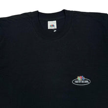 Load image into Gallery viewer, Vintage 90’s Fruit Of The Loom Classic Mini Logo Cotton Single Stitch Black T-Shirt
