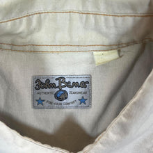 Load image into Gallery viewer, Vintage John Baner Cowboy Western Aztec Patterned Cream Short Sleeve Shirt

