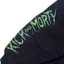 Load image into Gallery viewer, Adult Swim EMP Rick And Morty TV Show Graphic Zip Hooded Bomber Jacket

