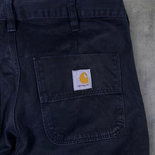 Load image into Gallery viewer, Carhartt "Abbott Pant" Classic Black Regular Tapered Fit Jeans

