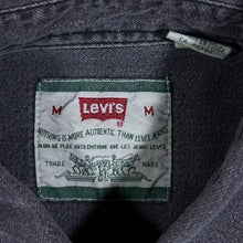 Load image into Gallery viewer, Vintage Levi&#39;s Classic Washed Grey Denim Cotton Long Sleeve Shirt
