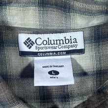 Load image into Gallery viewer, Columbia Sportswear Brown Grey Black Plaid Check Long Sleeve Shirt

