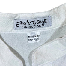 Load image into Gallery viewer, Vintage Equivoque Collection Embroidered Dragon Toggle Button Short Sleeve Shirt
