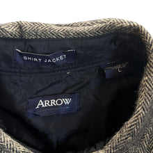 Load image into Gallery viewer, Vintage Arrow "Shirt Jacket" Made In Korea Houndstooth Check Long Sleeve Shirt

