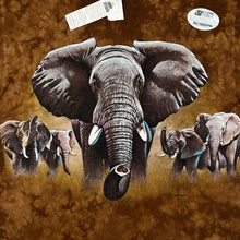 Load image into Gallery viewer, Vintage 90’s HABITAT “Busch Gardens” Elephant Animal Nature Wildlife Graphic Tie Dye T-Shirt
