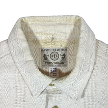 Load image into Gallery viewer, Vintage 90's TOM TAILOR "Basic Clothes" Cream Patterned Long Sleeve Flannel Shirt
