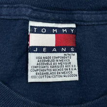 Load image into Gallery viewer, Early 00&#39;s TOMMY JEANS Tommy Hiliger Embroidered Big Spellout Logo T-Shirt
