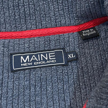 Load image into Gallery viewer, Early 00&#39;s MAINE New England 1/4 Zip Pullover Ribbed Fleece Sweatshirt
