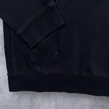 Load image into Gallery viewer, Nike Classic Embroidered Mini Swoosh Logo Black Pullover Hoodie
