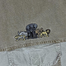 Load image into Gallery viewer, Vintage RAMBO &amp; CO. Explorerwear Beige Brown Safari Heavy Cotton Short Sleeve Shirt
