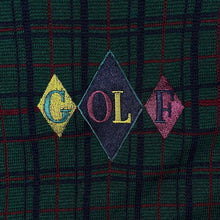 Load image into Gallery viewer, Vintage LXIV By Stylo &quot;Golf&quot; Embroidered Check ISO Thermal Windbreaker Lined Jumper

