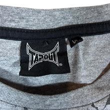 Load image into Gallery viewer, TAPOUT Graphic Logo Spellout MMA Grey Short Sleeve T-Shirt
