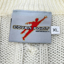 Load image into Gallery viewer, Vintage COVER POINT Classic Essential Chunky Cable Knit Acrylic V-Neck Sweater Jumper
