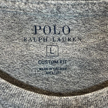 Load image into Gallery viewer, POLO RALPH LAUREN &quot;Custom Fit&quot; Embroidered Mini Logo Grey Long Sleeve T-Shirt
