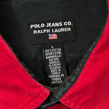 Load image into Gallery viewer, Vintage POLO JEANS CO. RALPH LAUREN Classic Red Long Sleeve Cotton Shirt
