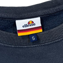 Load image into Gallery viewer, ELLESSE Classic Big Logo Spellout Graphic Navy Blue Crewneck Sweatshirt
