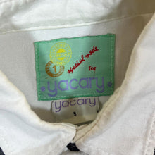 Load image into Gallery viewer, Vintage 90&#39;s Yacary Cowboy Western Popper White Cotton Long Sleeve Shirt
