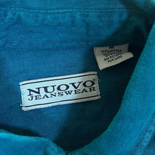 Load image into Gallery viewer, Vintage 90's Nuovo Jeanswear Classic Blue Heavy Cotton Short Sleeve Shirt

