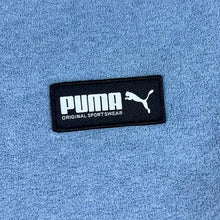 Load image into Gallery viewer, PUMA Classic Mini Logo Blue Fleece Crewneck Sweatshirt
