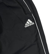 Load image into Gallery viewer, ADIDAS Classic Embroidered Mini Logo Black Tracksuit Bottoms
