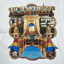 Load image into Gallery viewer, HARD ROCK CAFE “Budapest” Souvenir Logo Spellout Graphic T-Shirt
