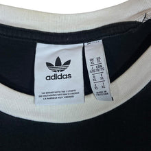 Load image into Gallery viewer, ADIDAS Classic Three Stripe Trefoil Mini Logo Ringer T-Shirt
