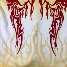 Load image into Gallery viewer, Early 00&#39;s Sweety Collection Gothic Y2K Tribal Dragon Yellow Short Sleeve Shirt

