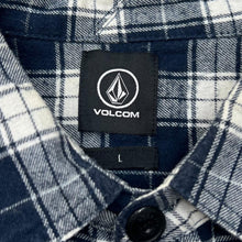 Load image into Gallery viewer, VOLCOM Classic Skater Plaid Check Long Sleeve Flannel Cotton Shirt
