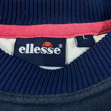 Load image into Gallery viewer, Early 00&#39;s ELLESSE Classic Embroidered Mini Logo Colour Block Crewneck Sweatshirt
