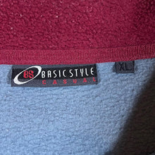 Load image into Gallery viewer, Vintage POLAR CIRCLE Embroidered Spellout Colour Block 1/4 Zip Pullover Fleece Sweatshirt

