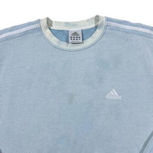 Load image into Gallery viewer, ADIDAS Classic Embroidered Mini Logo Three Stripe Tie Dye Crewneck Sweatshirt
