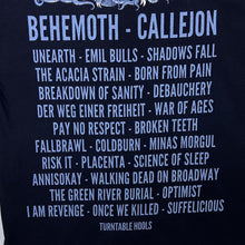 Load image into Gallery viewer, Beach Rock Festival Heavy Metal Hard Rock Music Band Lineup Black T-Shirt
