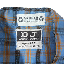 Load image into Gallery viewer, Vintage Dickson Jenkins &quot;No-Iron&quot; Cowboy Western Neck Laced Check Popper Sleeveless Shirt
