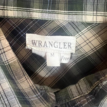 Load image into Gallery viewer, Early 00&#39;s WRANGLER Plaid Check Pearl Snap Popper Western Long Sleeve Shirt
