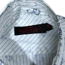 Load image into Gallery viewer, Vintage Kilimanjaro Paisley Filigree Patterned Cowboy Western Popper Short Sleeve Shirt
